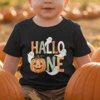 Hallo-one 1e verjaardag baby pompoen en geesten