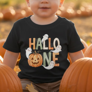 Hallo-one 1e verjaardag baby pompoen en geesten