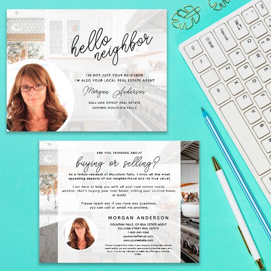 Hallo Onroerend goed Briefkaart