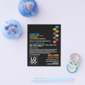 hallo ontwerp, vertaler en tolk flyer (Enkel)