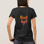 hallo op Front Good Dag op Back T-Shirt (Achterkant)