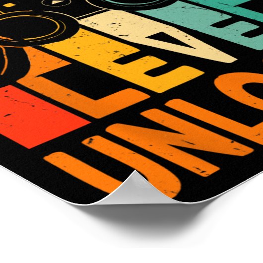 hallo op het niveau van de 4de graad Onvergrendeld Poster (Hoek)