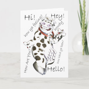 hallo op veel manieren, Hé, Hoi, Hoe voel je je? Kaart