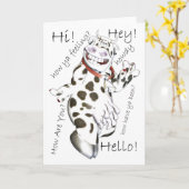 Hallo Op veel manieren, Hey, Hi, Hoe je je voelt, Kaart (Gele Bloem)
