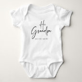 Hallo Opa Baby Bodypakje Romper (Voorkant)