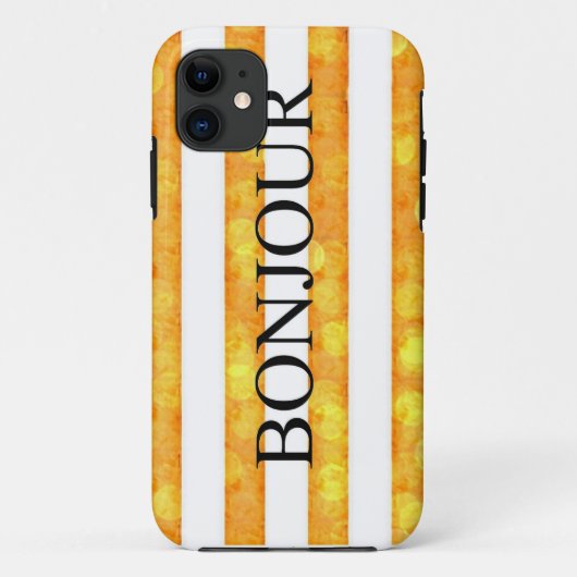 Hallo Oranje Streep Bokeh Case-Mate iPhone Case (Achterkant)