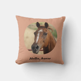 hallo paard kussen