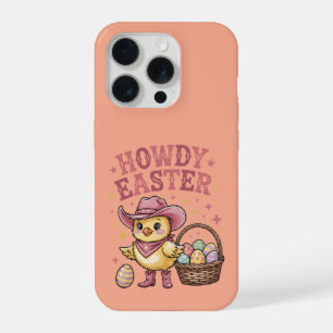 Hallo Paas Kuiken Cute Eierjacht Lente Boerderij iPhone 15 Pro Case