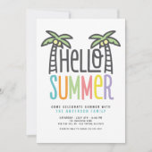 Hallo Palmboom Kaart (Voorkant)