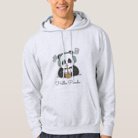 hallo Panda Hoodie (Voorkant)