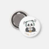 hallo panda magneet (Voorkant / Achterkant)