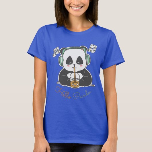 hallo panda t-shirt (Voorkant)