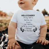 hallo Papa mama vertelde me Baby verrassingsman Romper