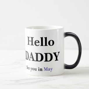 hallo Papa Zwangerschap Volledige openbaren koffie Magische Mok