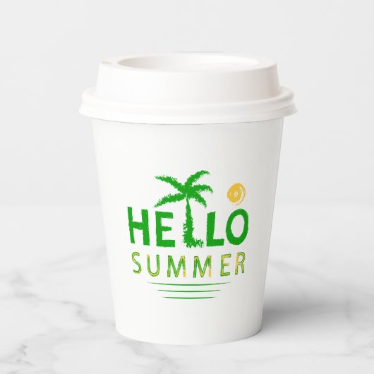 hallo papieren bekers (Achterkant)