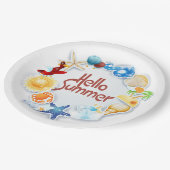 hallo papieren bordje (Gekanteld)