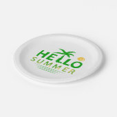 hallo papieren bordje (Gekanteld)