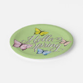 Hallo Papieren Bordje (Gekanteld)