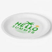 hallo papieren bordje (Gekanteld)