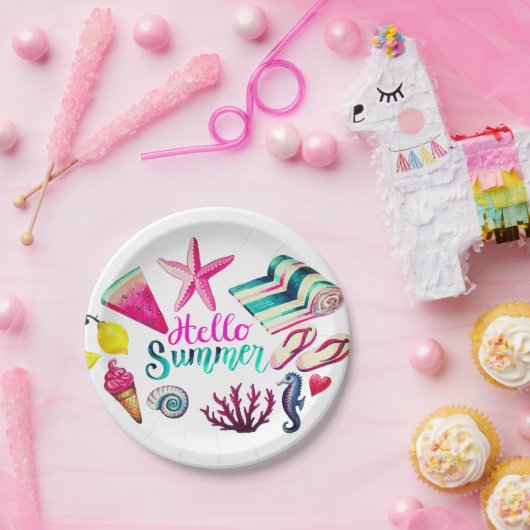 hallo papieren bordje (Feest)