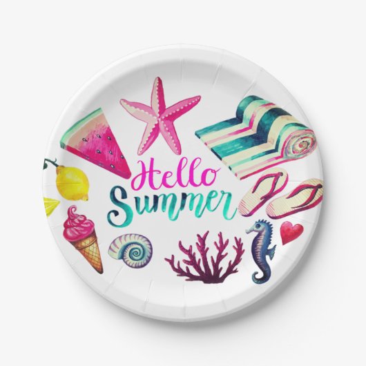 hallo papieren bordje (Voorkant)