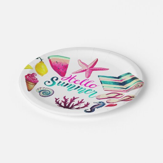 hallo papieren bordje (Gekanteld)