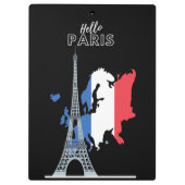 hallo Parijs Klembord (Achterkant)