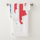 hallo Paris Bath Towel Set Bad Handdoek (Insitu)