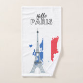 hallo Paris Bath Towel Set Bad Handdoek (Handdoek)
