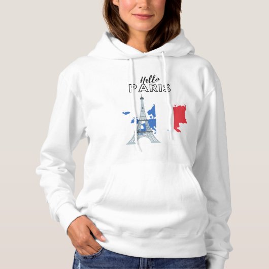 hallo Paris T-Shirt (Voorkant)