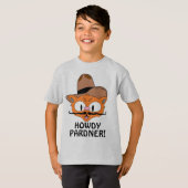 HALLO PARTNER! (Howdy Partner) Cowboy Kat T-shirt (Voorkant volledig)