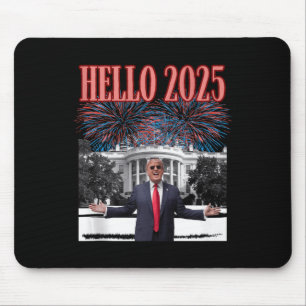 Hallo Patriottische Trump 2025 nieuwjaarsrepublike Muismat