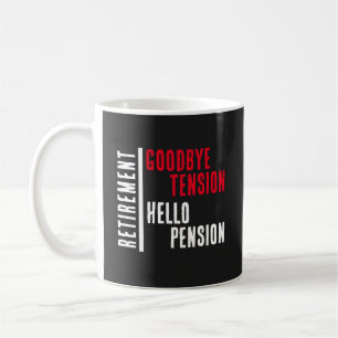 Hallo Pensioen Partij vaarwel spanning Koffiemok