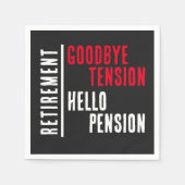 Hallo Pensioen Partij vaarwel spanning Servet (Voorkant)