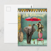 hallo Pensioenfonds en Funky Briefkaart (Voorkant / Achterkant)