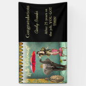 hallo Pensioenfonds en Funky Personalized Party Spandoek (Verticaal)