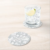 Hallo Personaliseren Ronde Kartonnen Onderzetter (Insitu)