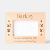 Hallo Pet Memorial Custom Favoriet Gegraveerde Lijstjes (Voorkant)