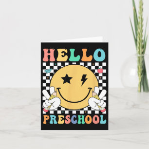 Hallo Peuterjuf Kinder Team Pre-k Pre K Back Kaart