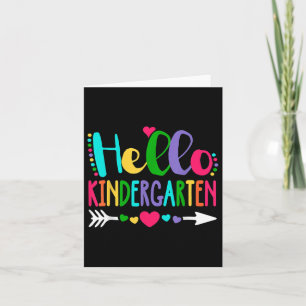 Hallo Peuterklas leraar Squad Kinder terug naar SC Kaart