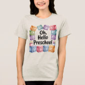Hallo Peuterschoolmoeder Shirt Vrouwen (Voorkant)