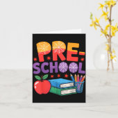 Hallo peutersquad spin pre-k terug naar school kaart (Gele Bloem)