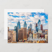 Hallo ₩ Philadelphia, Pennsylvania Briefkaart (Voorkant / Achterkant)