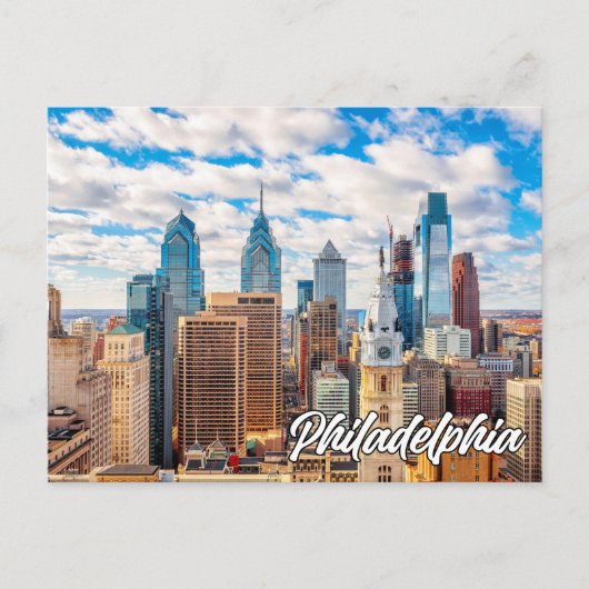 Hallo ₩ Philadelphia, Pennsylvania Briefkaart (Voorkant)