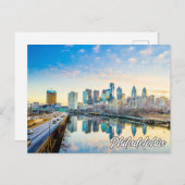 Hallo ₩ Philadelphia, Pennsylvania Briefkaart (Voorkant / Achterkant)