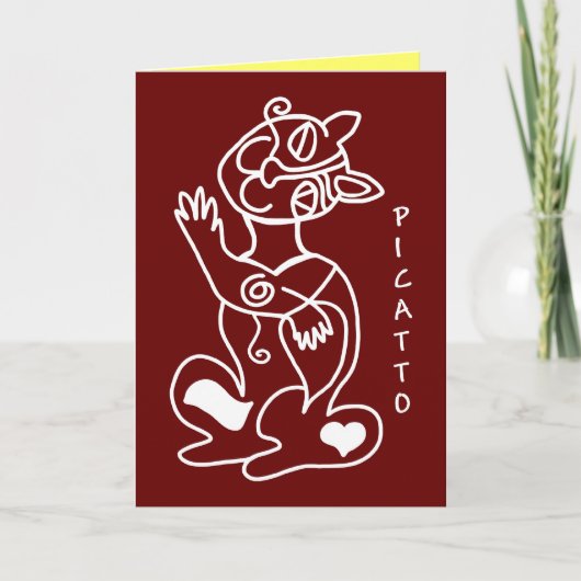 HALLO PICATTO zegt Kaart (Voorkant)