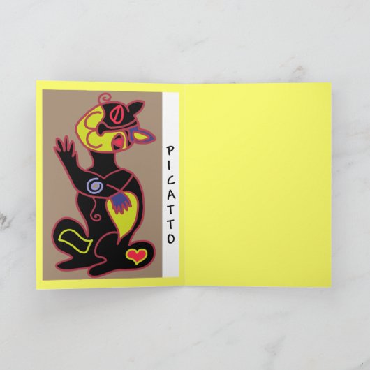 HALLO PICATTO zegt Kaart (Binnen)