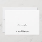 Hallo Piep een boo Bedankkaart (Achterkant)