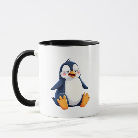 Hallo, pinguïn. mok (Links)