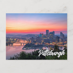 Hallo ₩ Pittsburgh, Pennsylvania Briefkaart